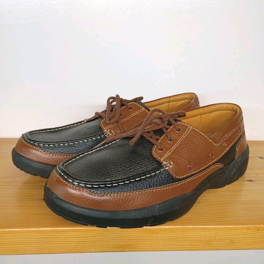 Dr. Comfort‎ Patrick 8560 Men Therapeutic Leather Boat Shoes Size 15 M Comfort
